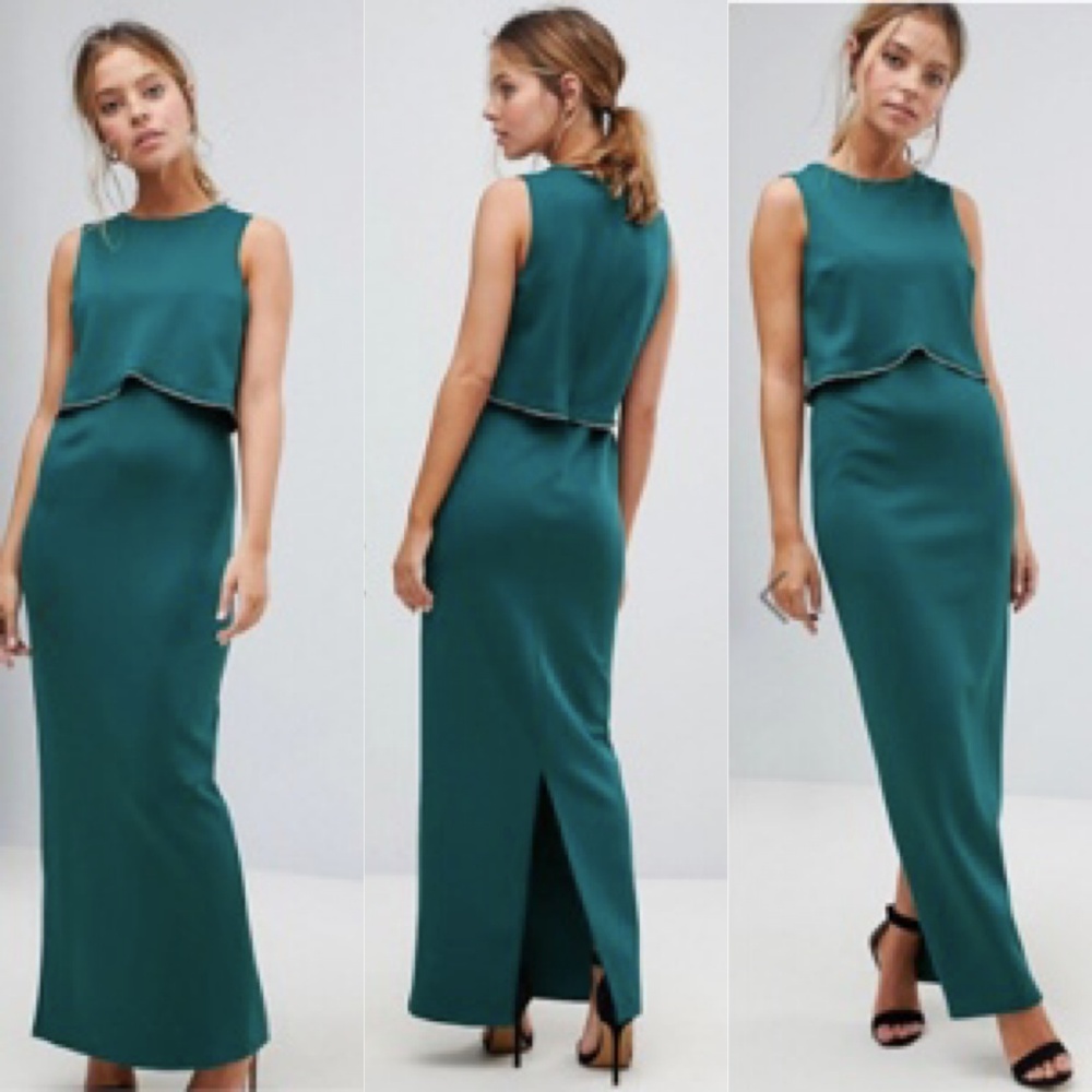 NWT ASOS Maxi Dress Petite 2